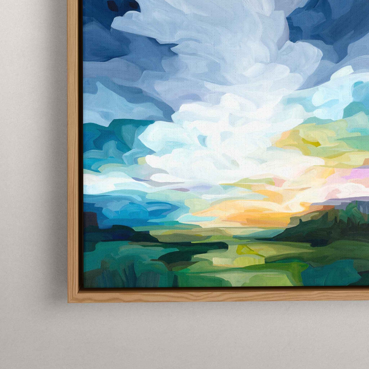 canvas art print summer landscape painting wall art