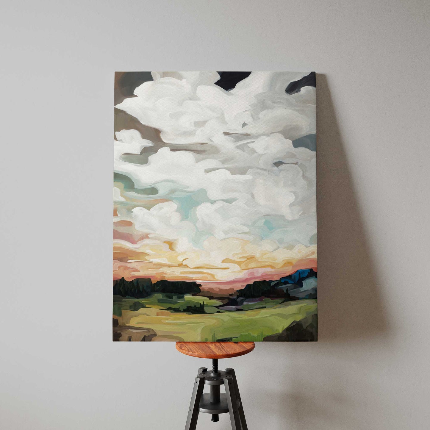 canvas wall art print of an autumn landscape