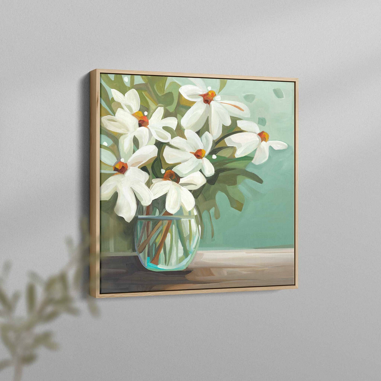 floral canvas wall art print jenny