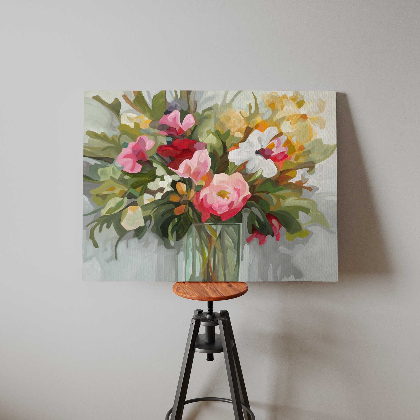 canvas wall art prints of floral artwork gloria