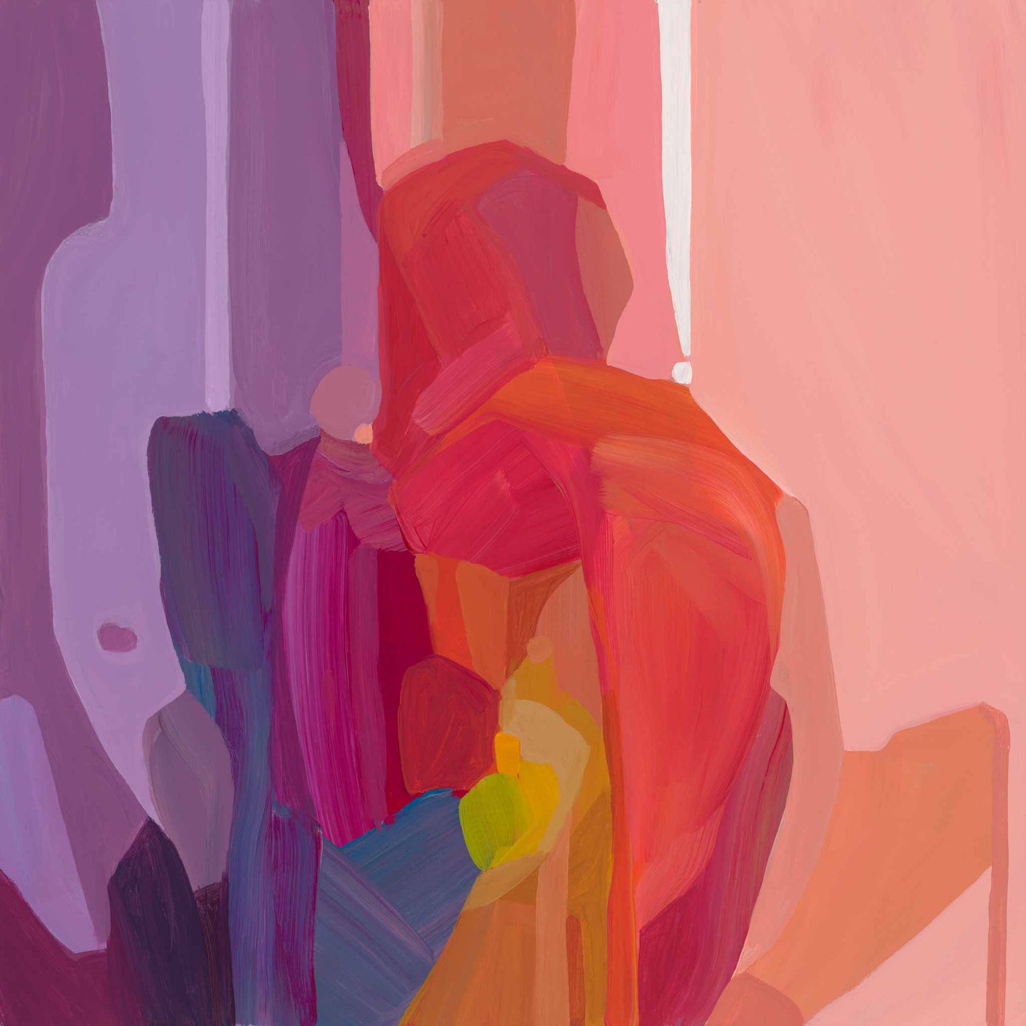 purple and red abstract painting image