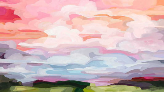 Sky painting cloud painting collection image 