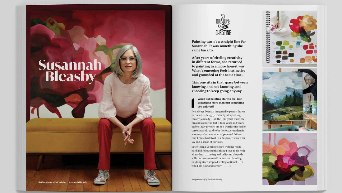 artist interview with susannah bleasby by christine goucher