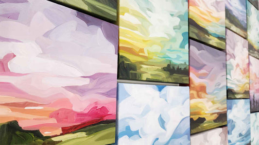 contemporary abstract landscape paintings