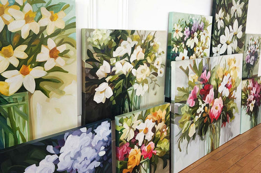 Bloom Boom! New Floral Paintings & Prints