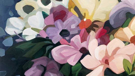 painting flowers susannah bleasby