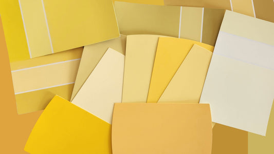 yellow paint chips