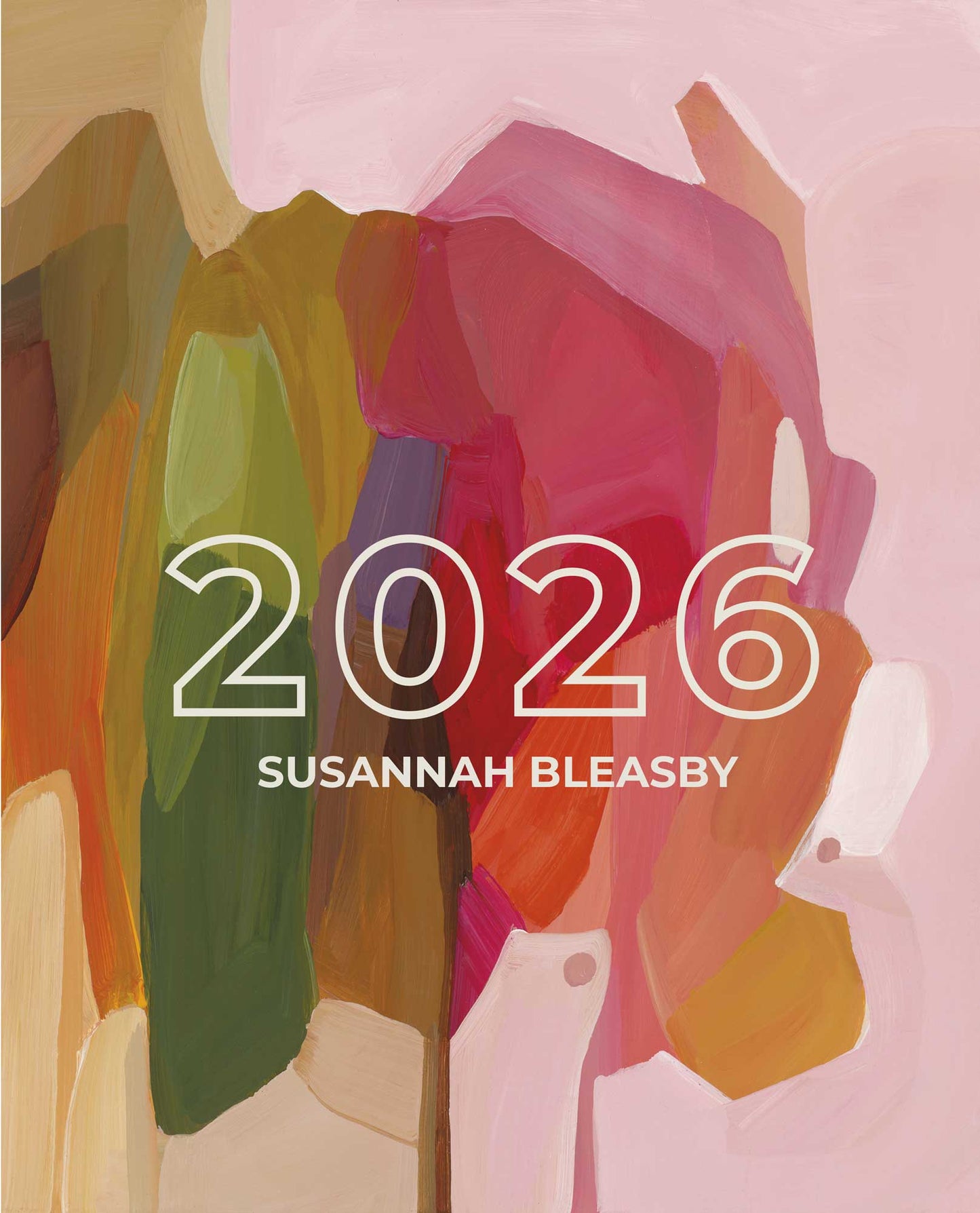 2026 wall calendars abstract art