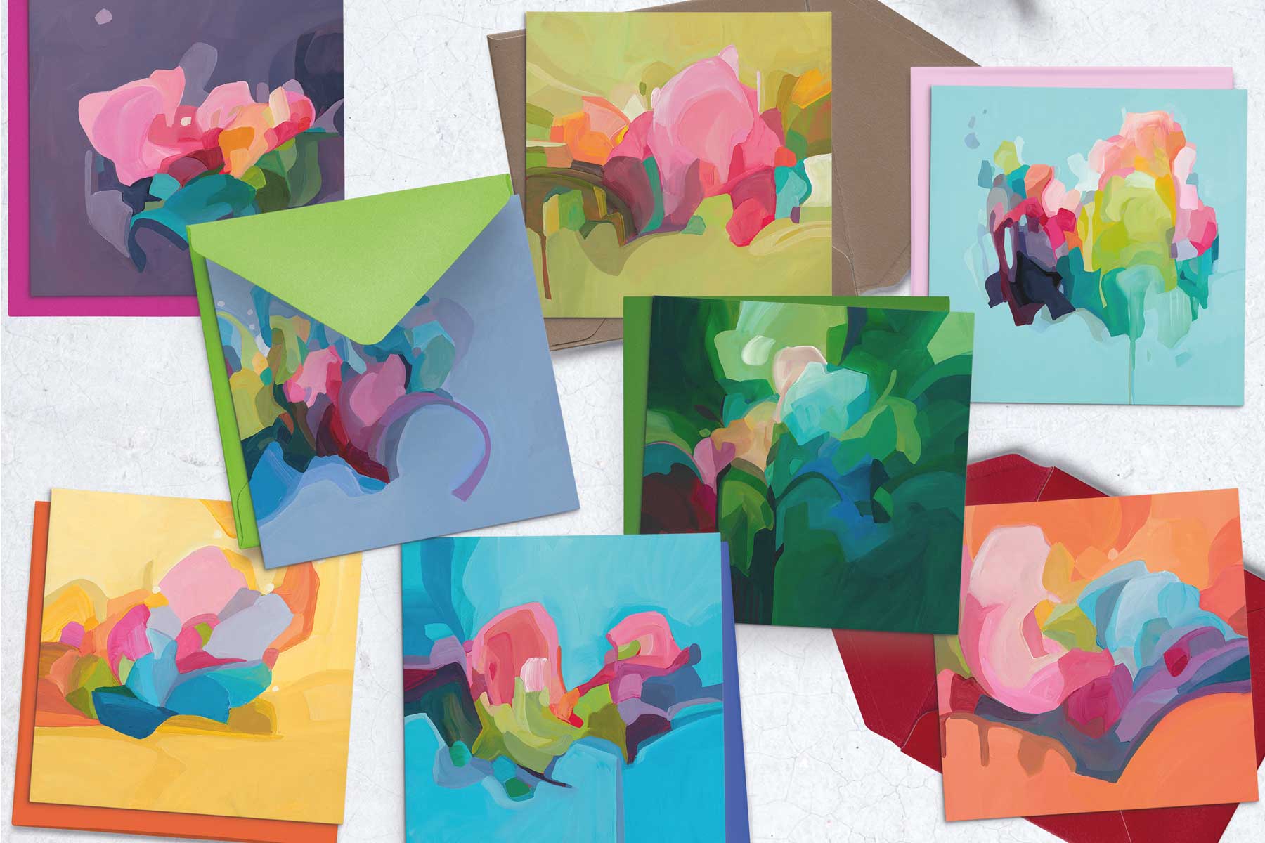 abstract greeting cards
