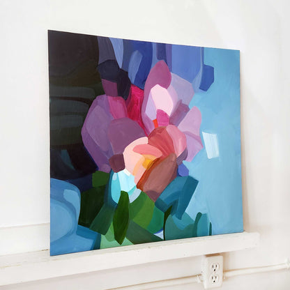 abstract blue painting jumpstart