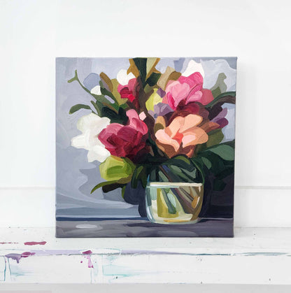 original flower painting 12x12