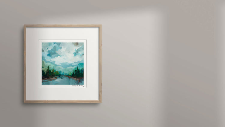 Abstract landscape art prints | Susannah Bleasby