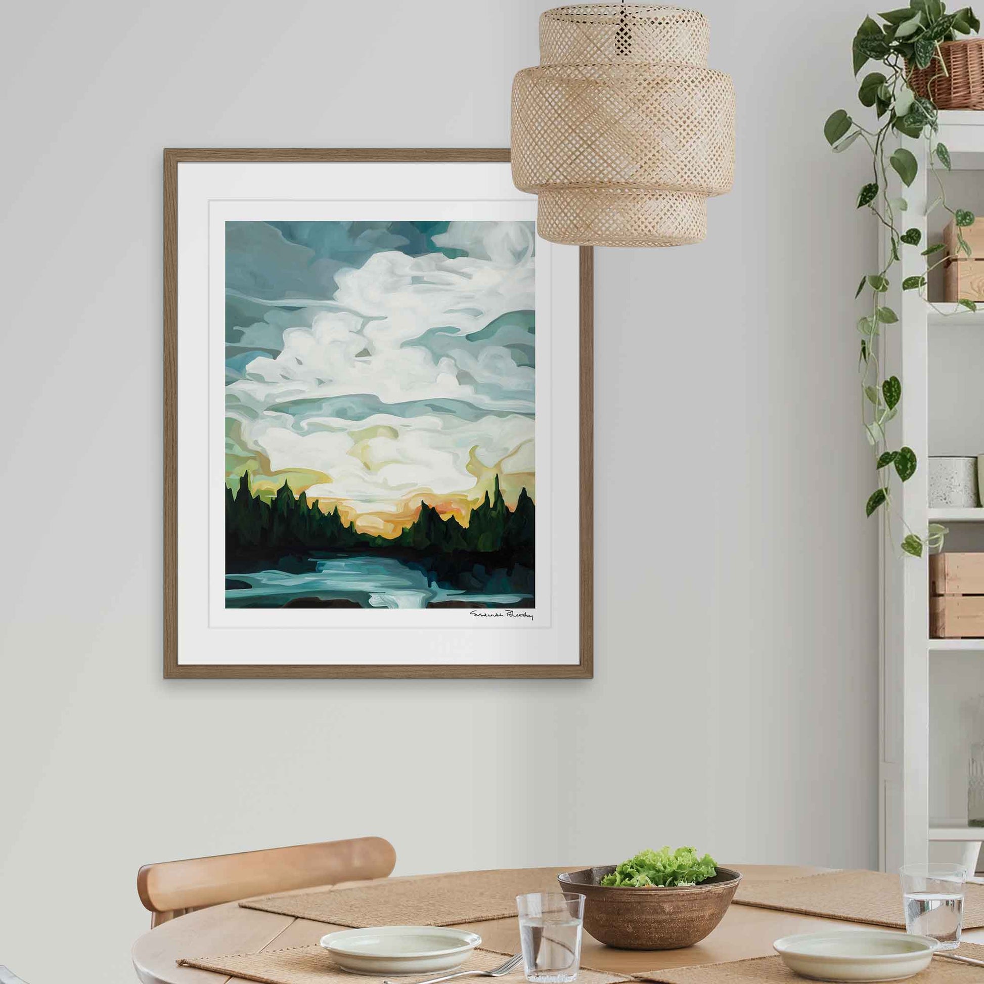 abstract sky painting vertical art prints tailwind