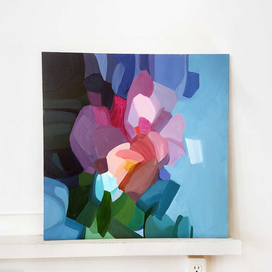 blue abstract painting jumpstart