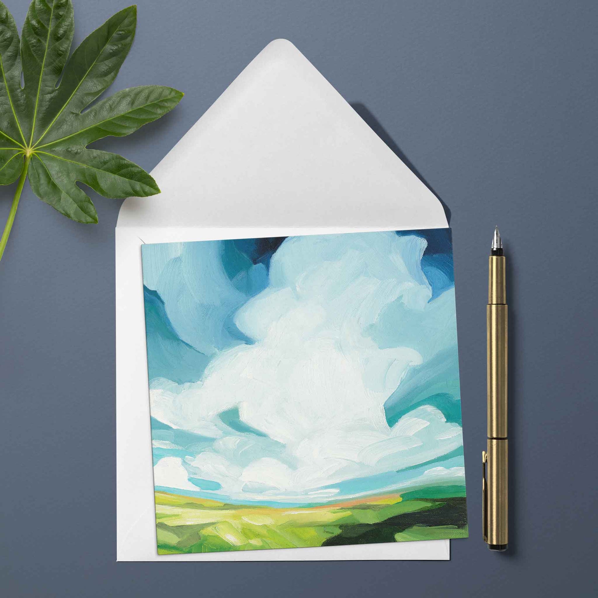 everyday greeting card little big sky painting