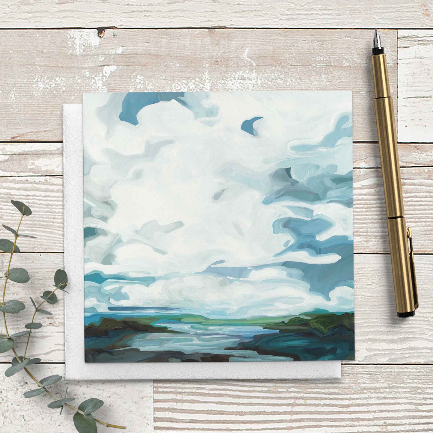 everyday greeting card seascape painting