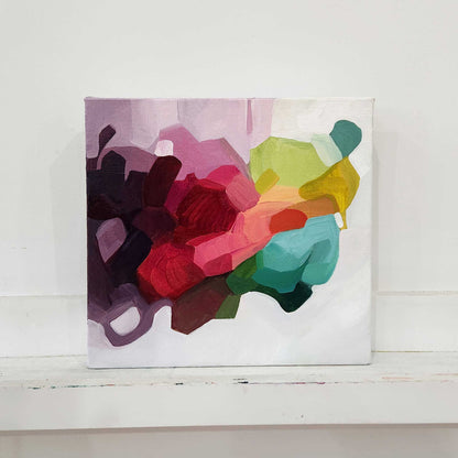 Expressive abstract artwork with bold flowing colours