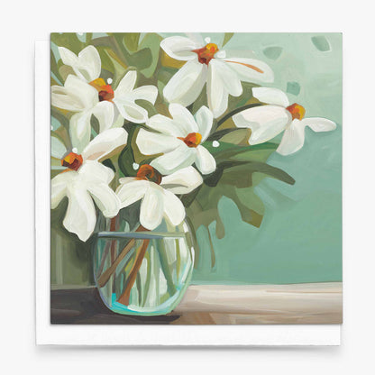 daisy flower art cards uk