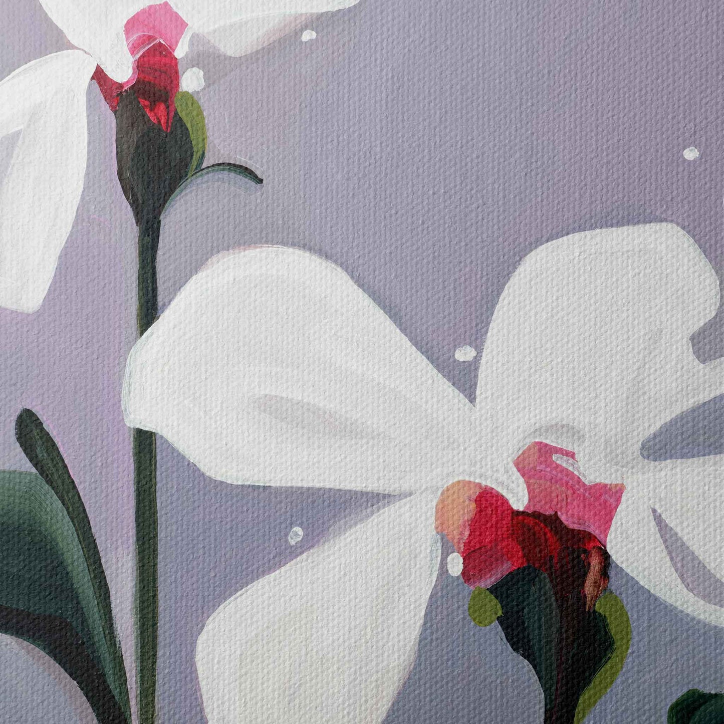 floral canvas prints lavender