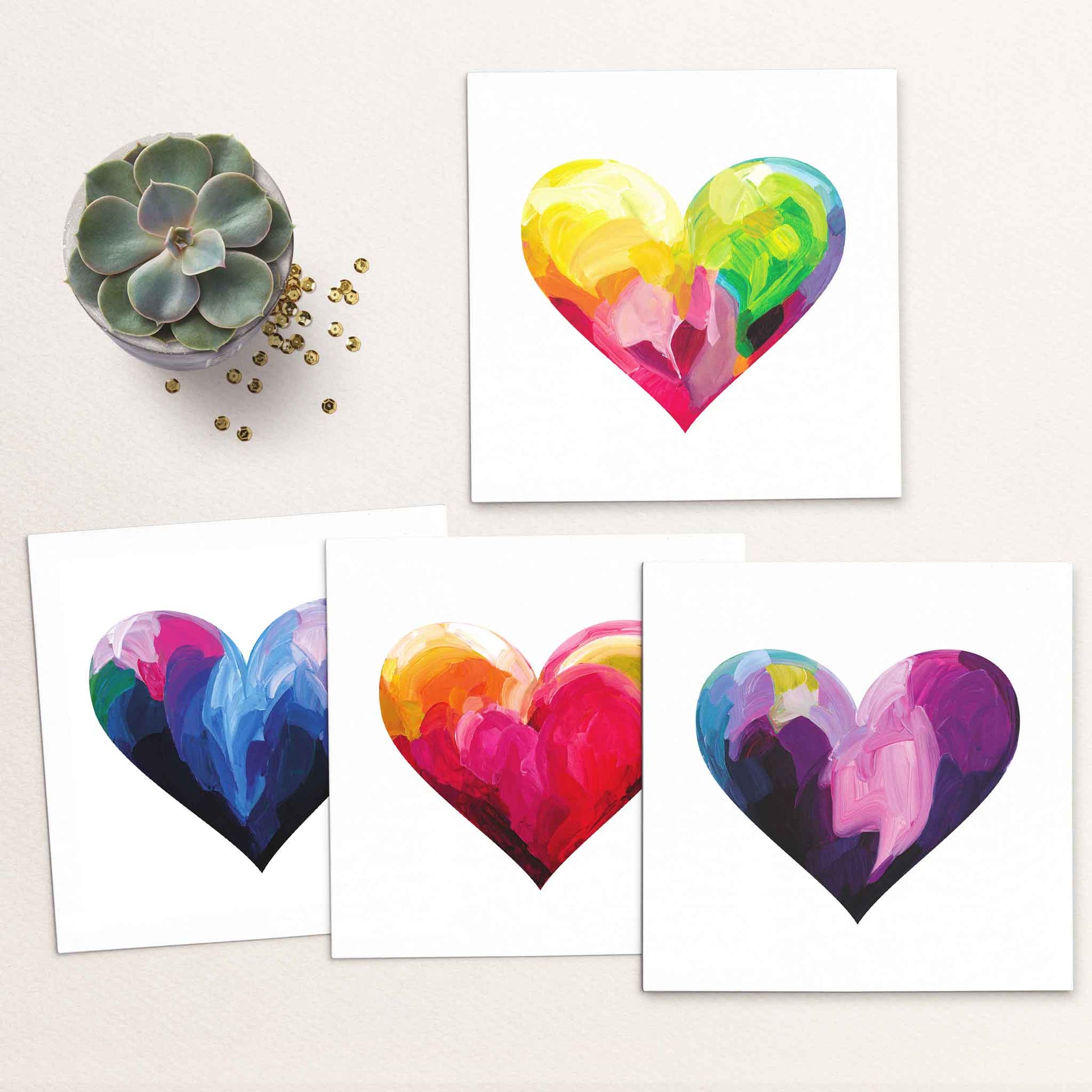 happy heart pride love cards collection