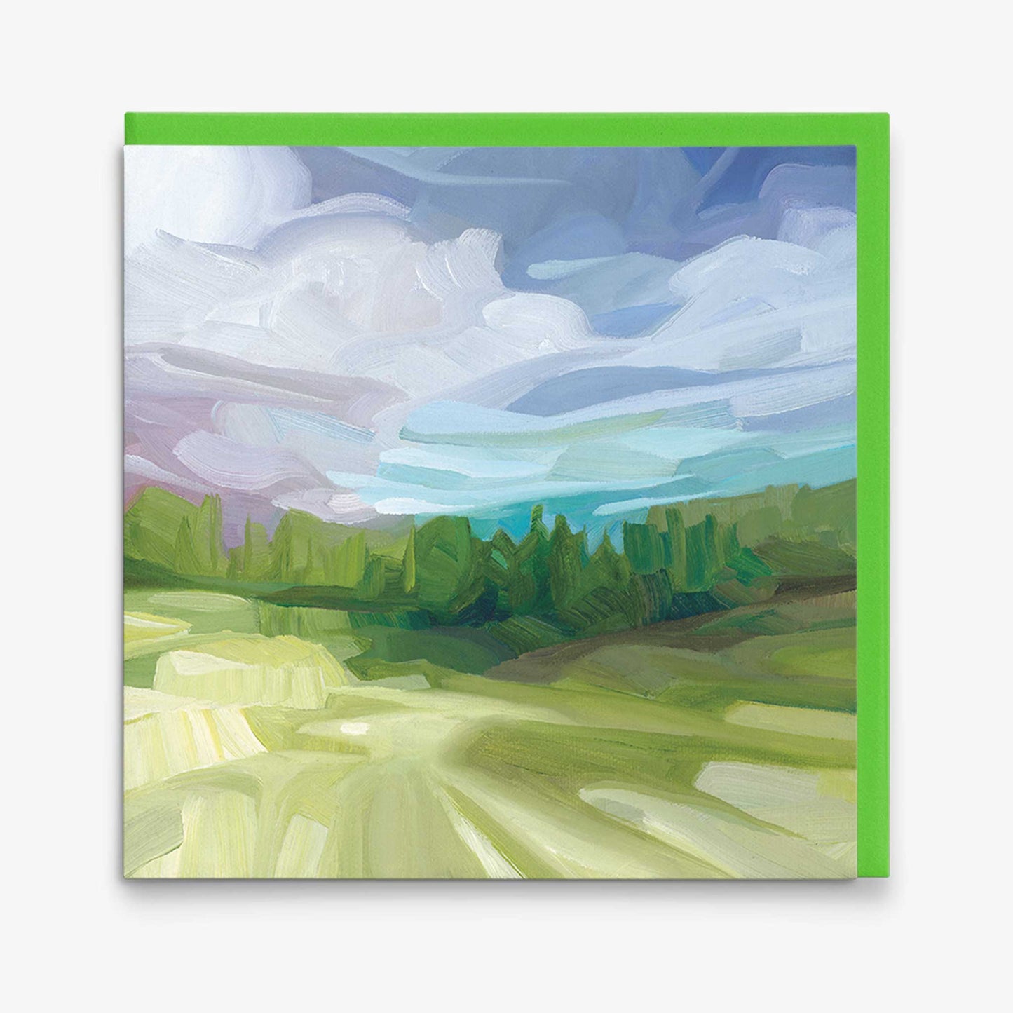 evening sky abstract sky greeting card