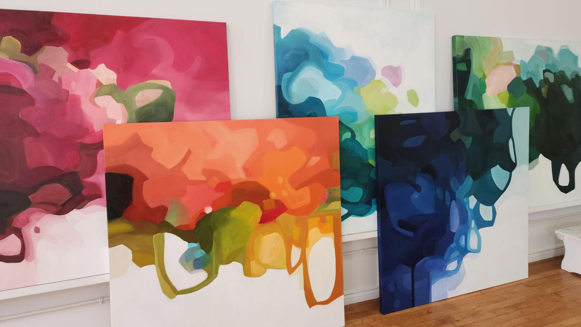 large scale abstract paintings