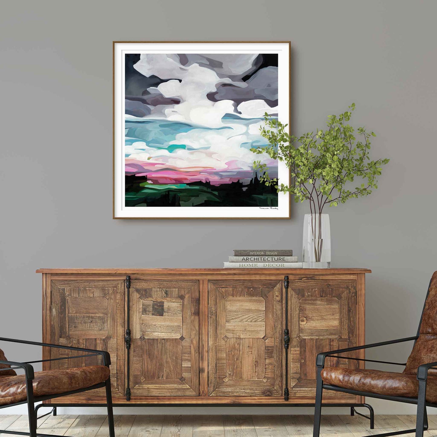 large sunset painting limited edition fine art print