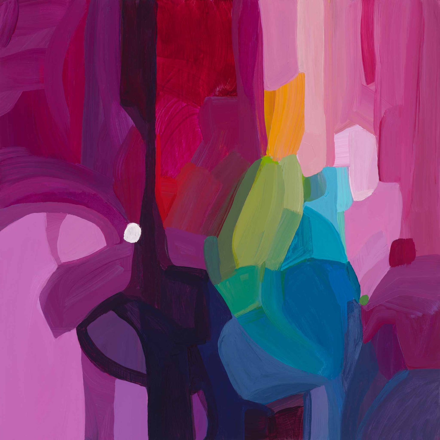 magenta abstract painting image