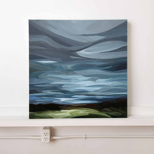 modern abstract landscappe painting 30x30