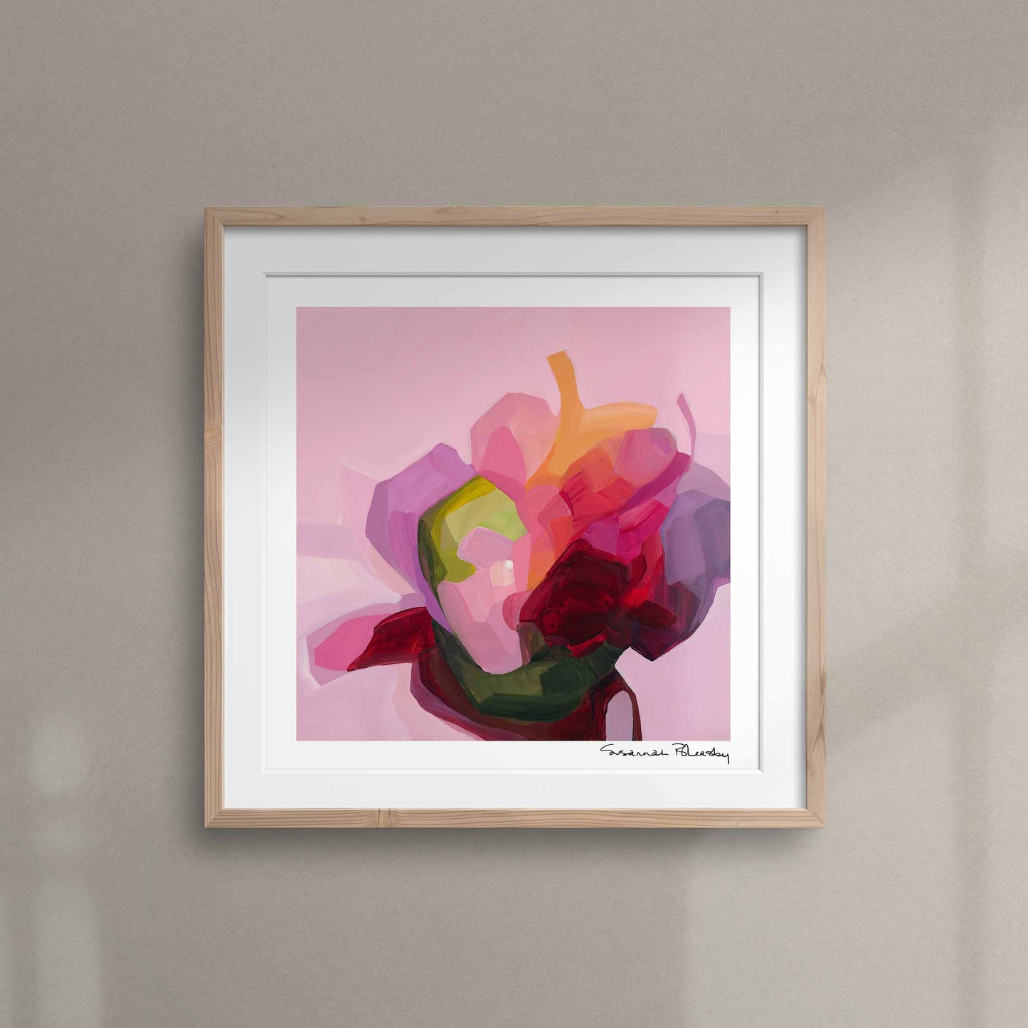 contemporary abstract butterfly art print