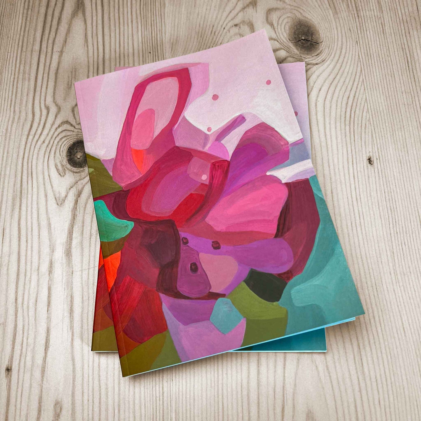 pink floral a5 softcover notebooks