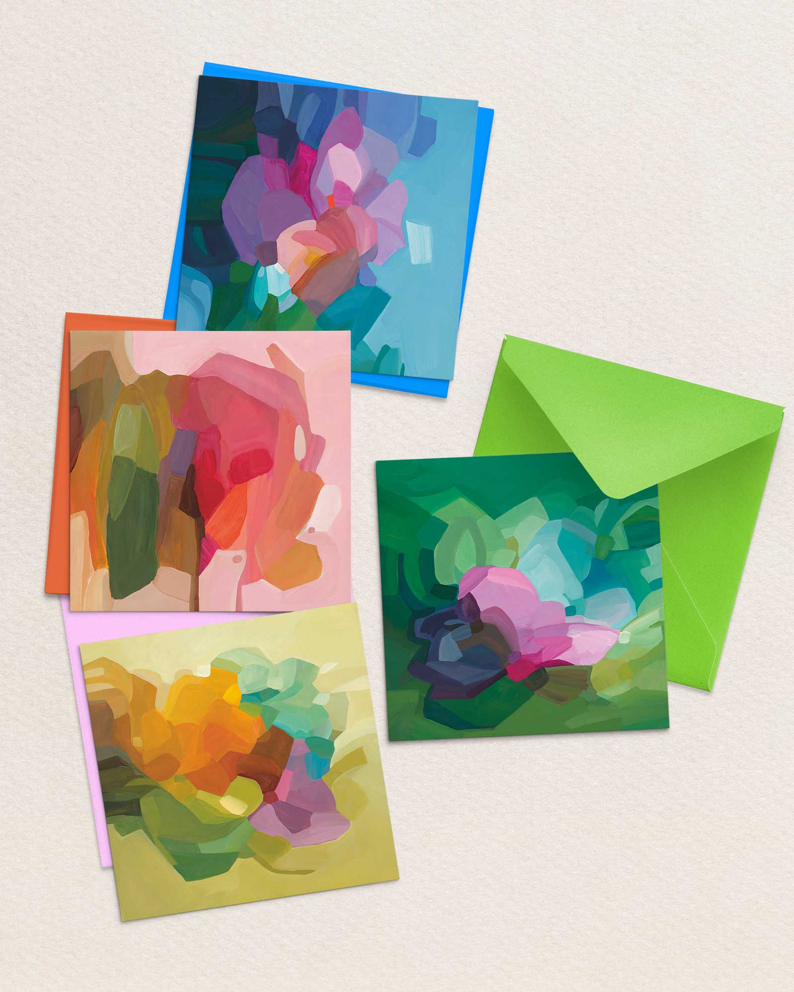 small abstract art cards uk smitten