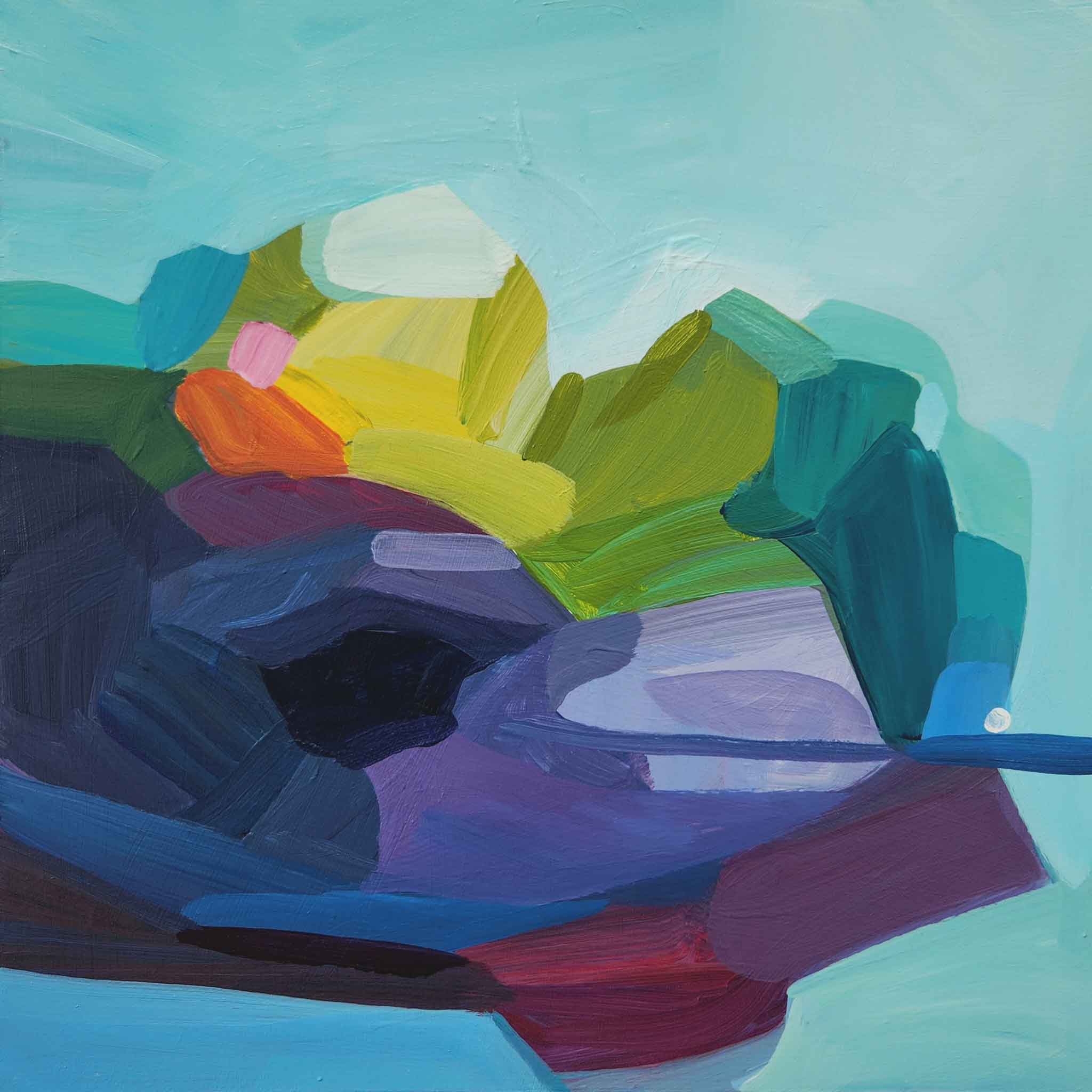 Small abstract painting | Susannah Bleasby Art