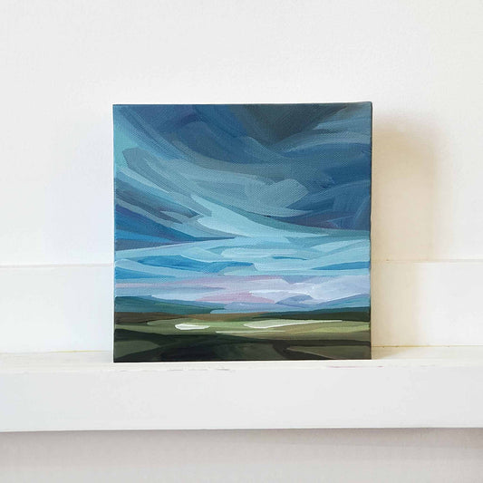 small modern abstract landscape painting