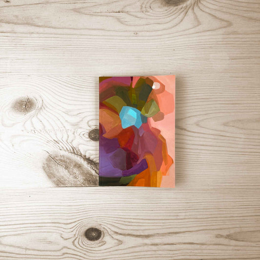 small pocket notebook sweet peach design