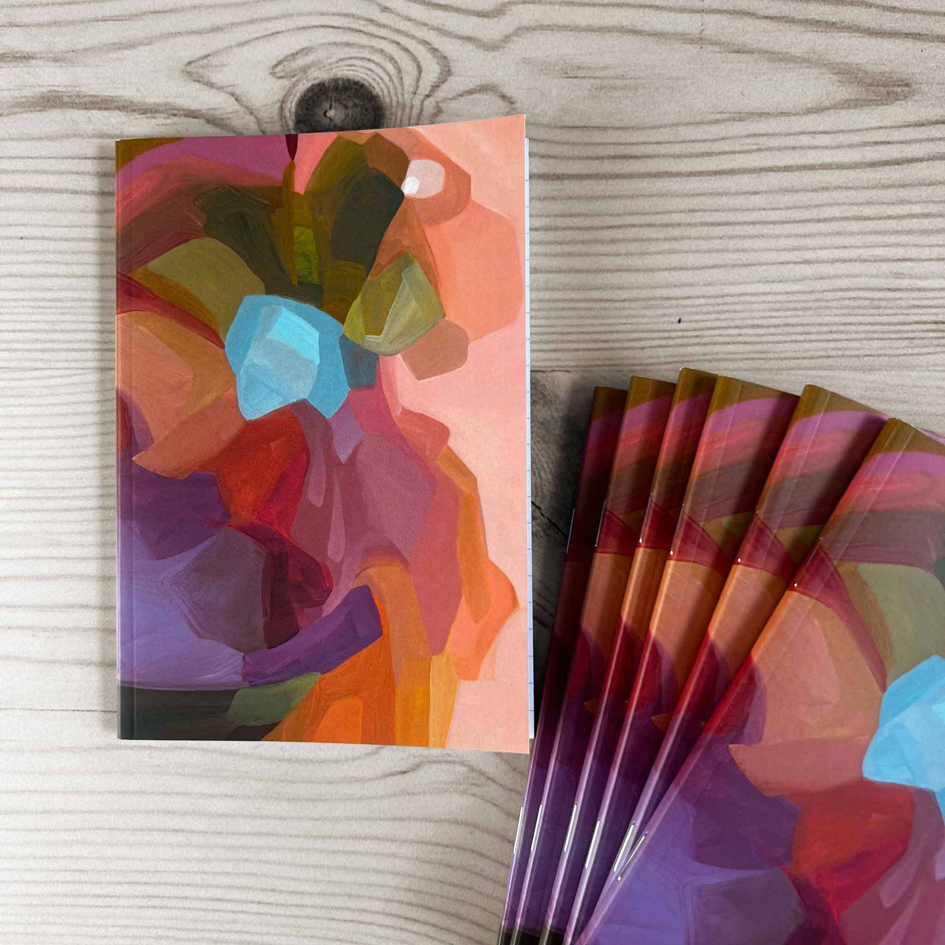 small pocket notebooks peach A6