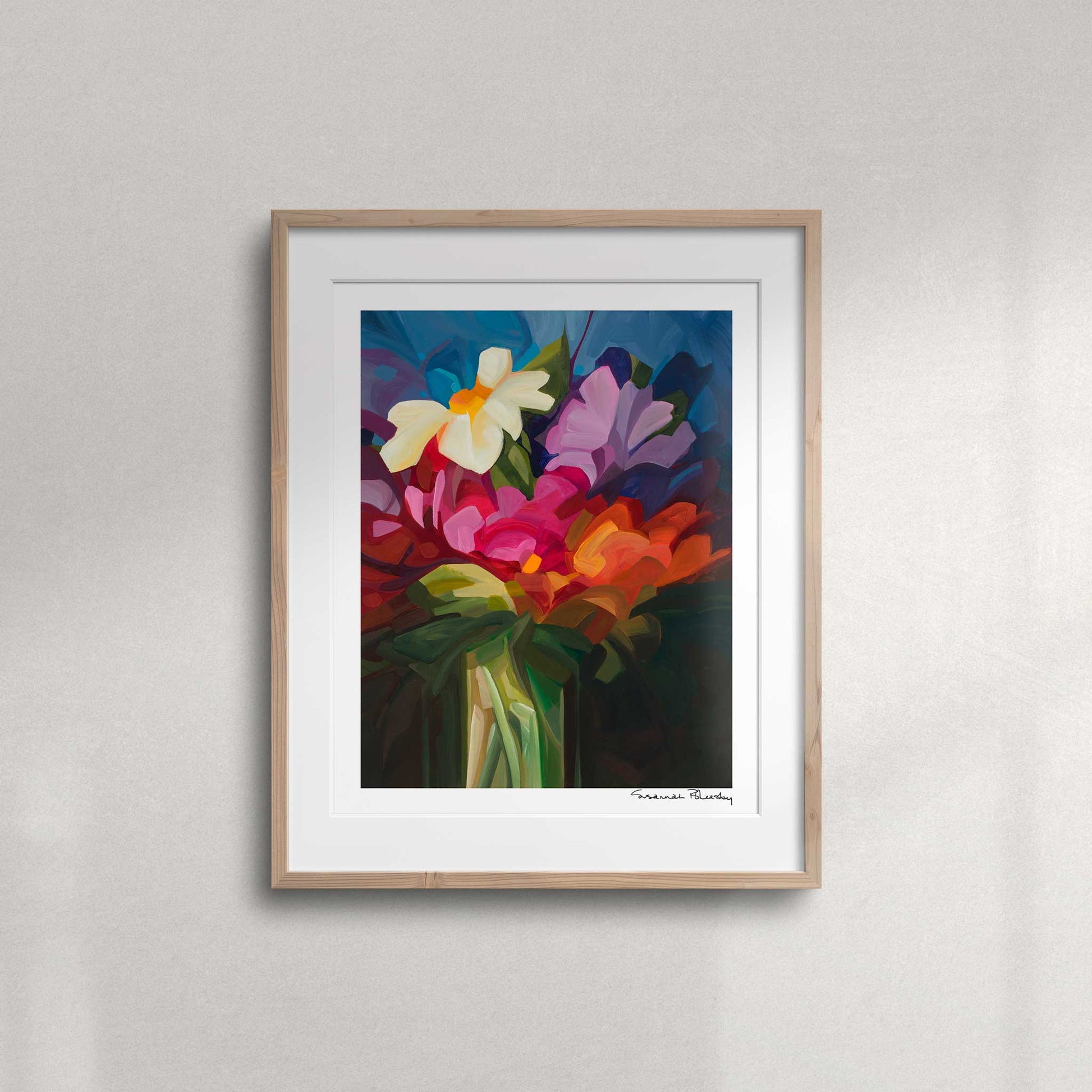 vertical abstract floral painting wall art print wildthing 2024-1