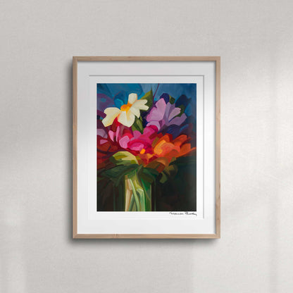 vertical abstract floral painting wall art print wildthing 2024-1