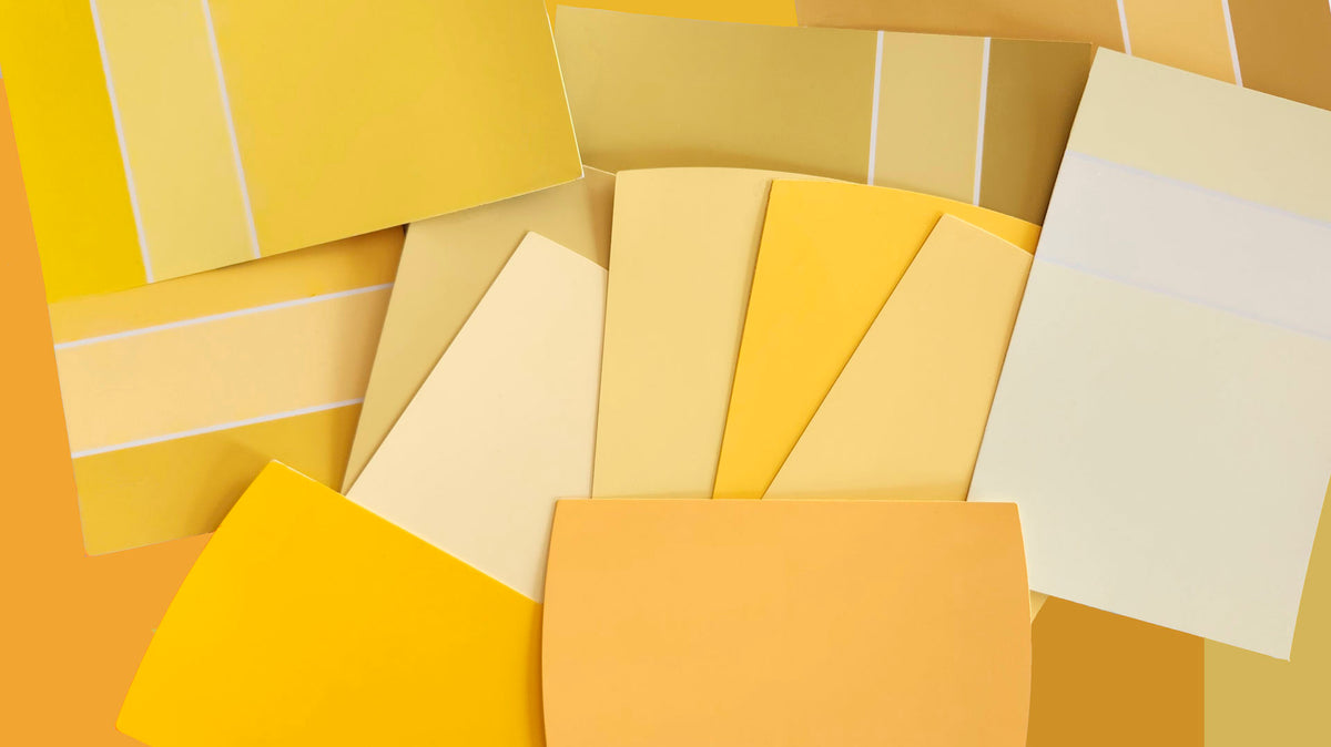yellow paint chips